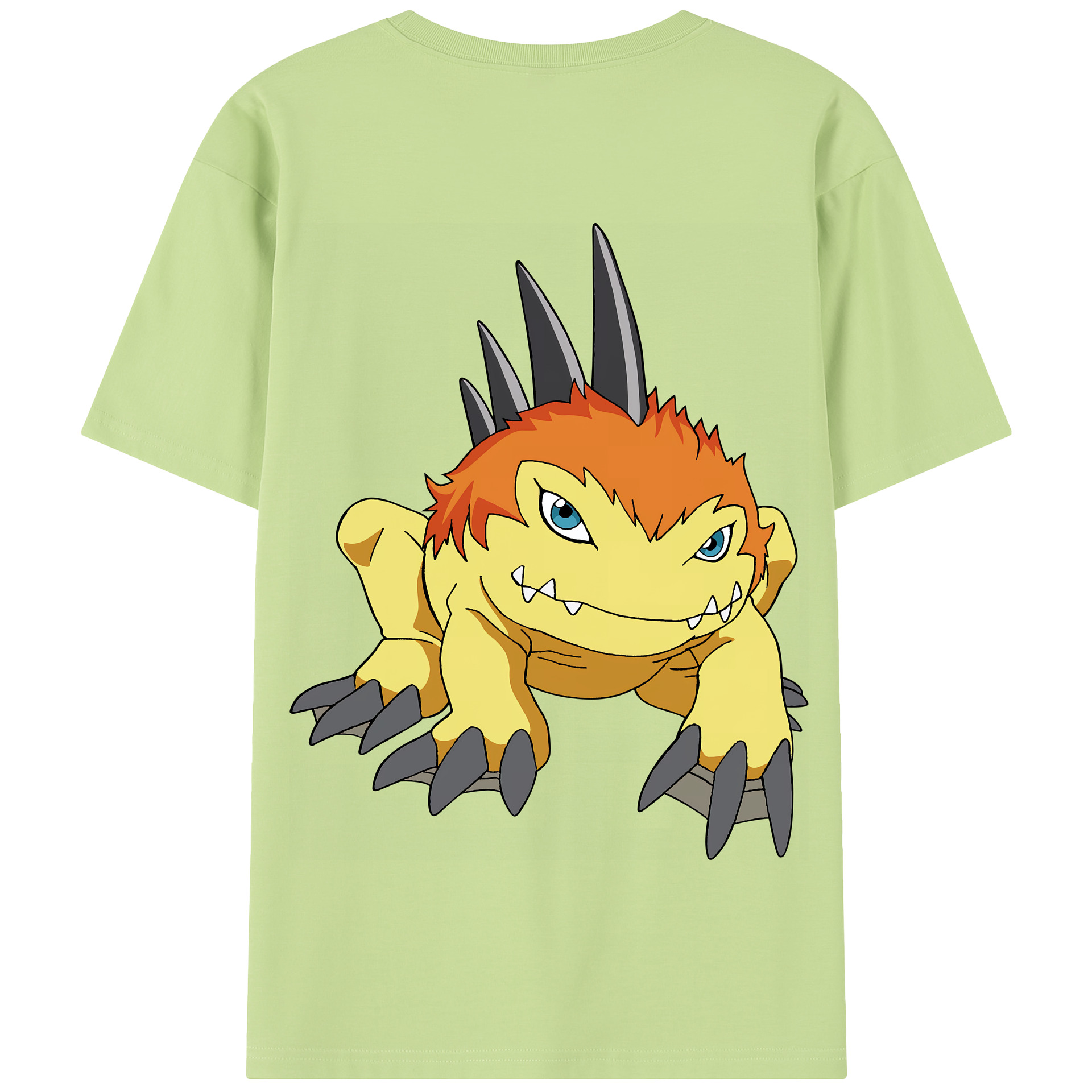 （画像用） Digimon デジタルモンスター/デジモン 綿100％半袖Tシャツ（背面プリント）
